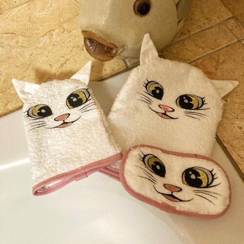 Ensemble pour le bain : Chat